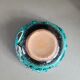 Turquoise fat lava bowl - Ref 1000