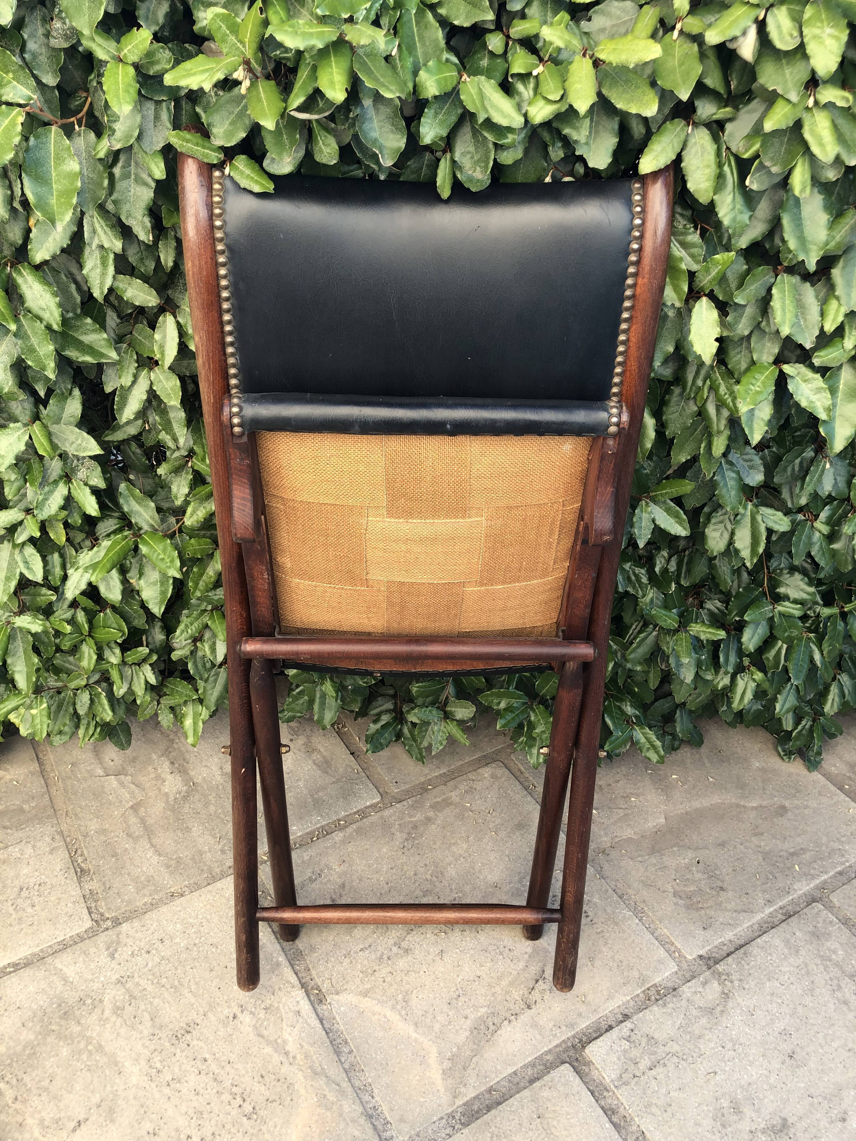 English folding chairs