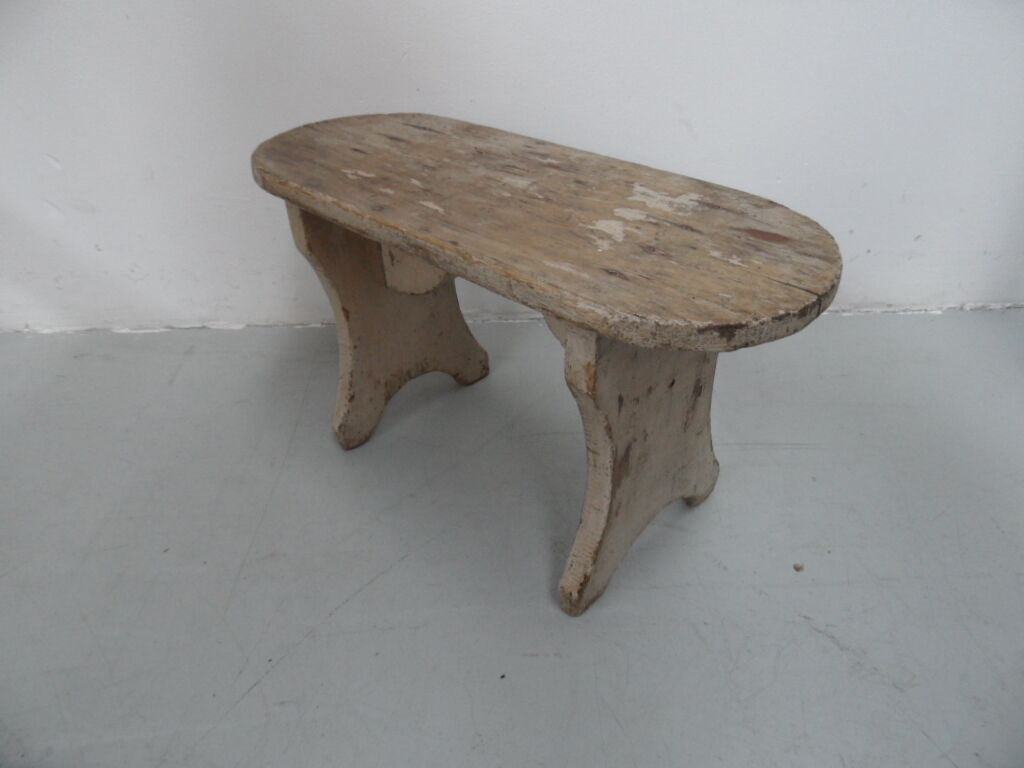 Wooden milk stool