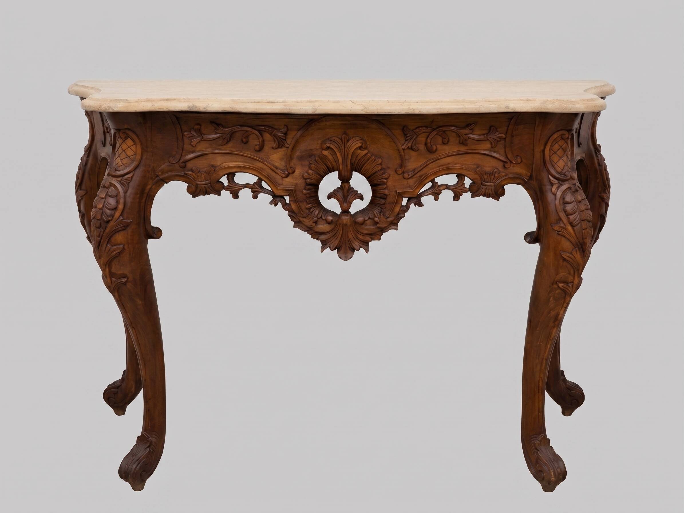 Console marbre ,sculptée artisanale
