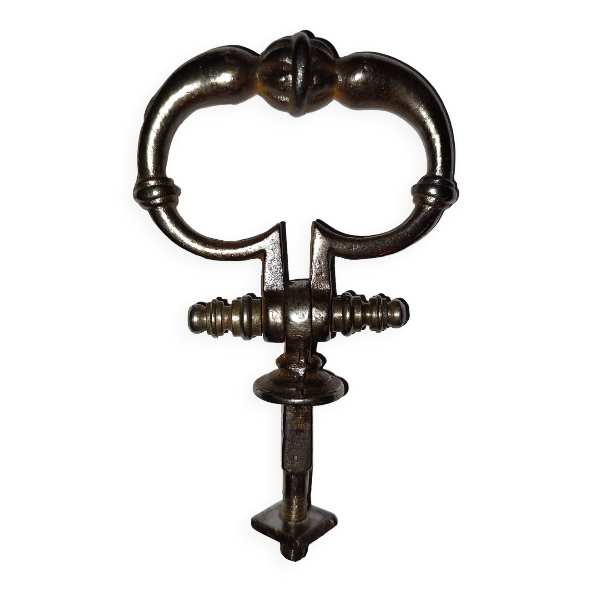 Upholstery handle in steel 1930s