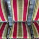 Set of 6 Louis XIII style chairs in turned wood and velvet.