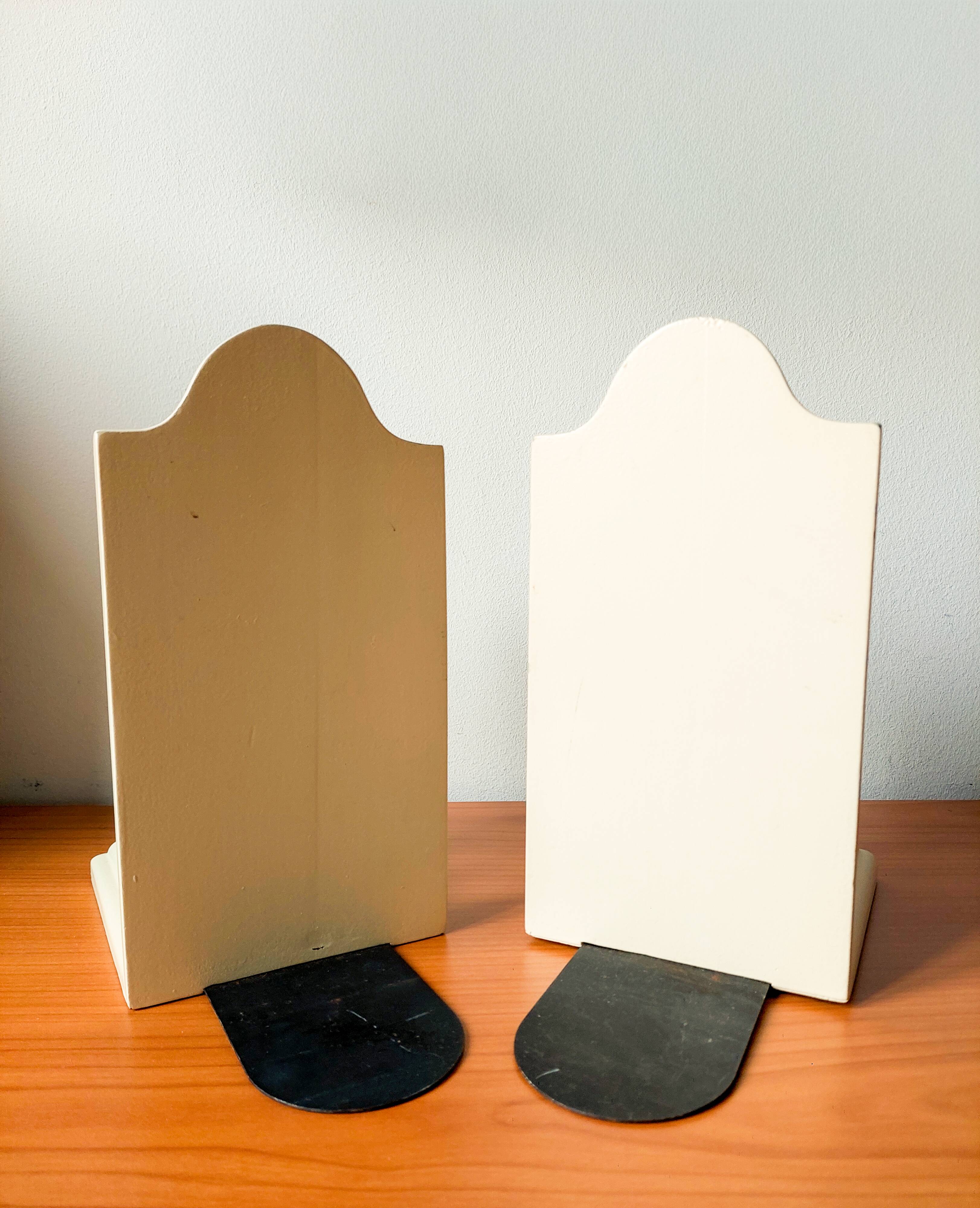 Pair of vintage globe bookends