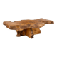 1950s walnut coffee table.