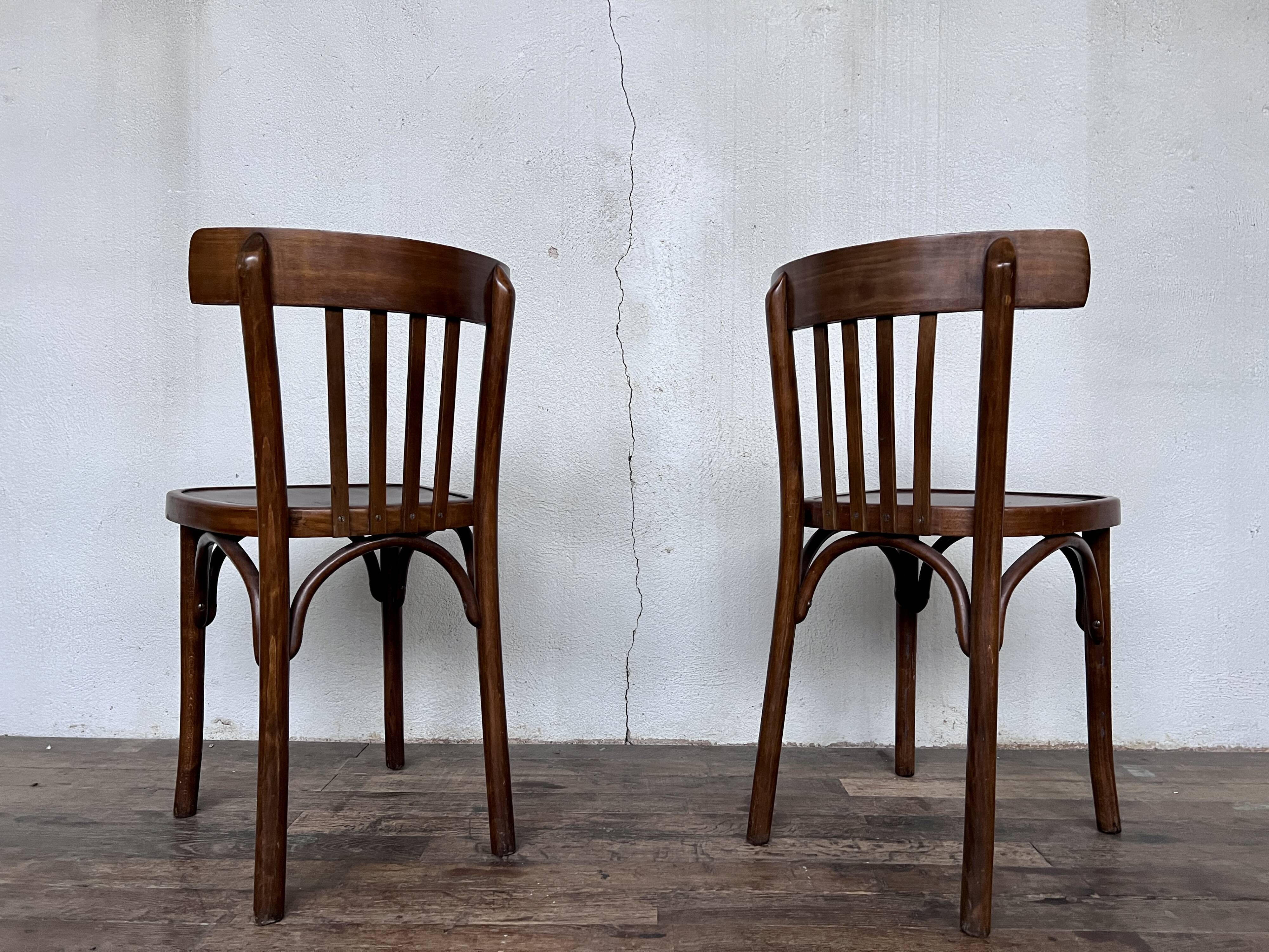 Pair of vintage Parisian bistro chair barter 195