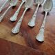 Christofle - 6 small silver-plated coffee spoons model Chrysanthèmes