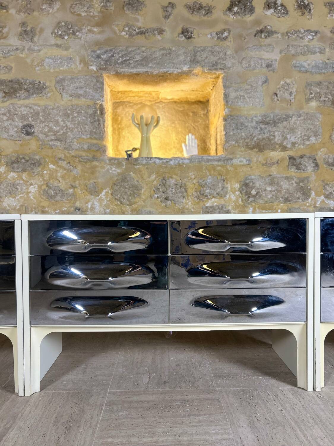 Raymond Loewy DF2000 chest of drawers and bedside tables