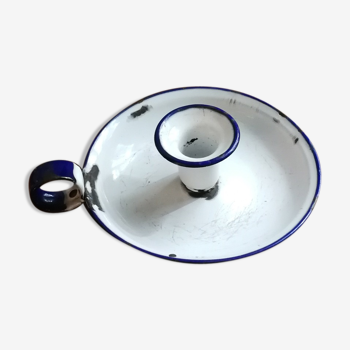 Candlestick enamelled