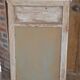Beige and gold patinated trumeau mirror 111x70cm