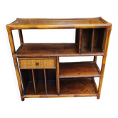 Meuble vintage bambou et rotin