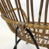 Rattan chair by Rohe Noordwolde, 1960