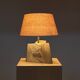 Sculpted stone lamp by Albert Tormos 1970