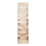 3x11 Rug For Kitchen Brown Beige Turkish Runner Rug, 86x325Cm SK 5286