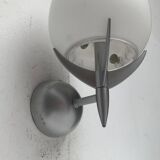 Vintage wall lamp in postmodern Italian glass by Lucente.