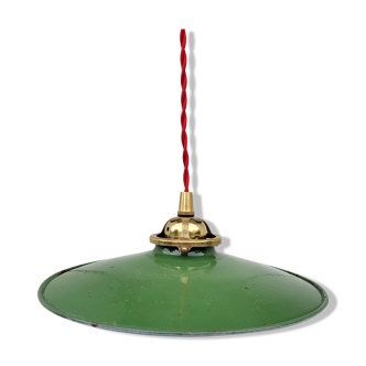 Enamelled sheet metal suspension