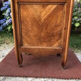 Comtoise clock in cherry style Louis XV period 19th region Fougères.