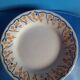 Compotier - piedouche - cake dish - ceramic hb cm - yellow and royal blue
