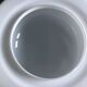 Vintage white half globe ceiling light