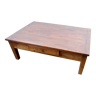 Table basse en bois massif de ferme