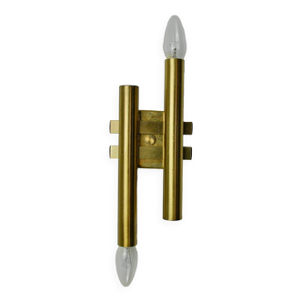 Tubular wall lamp by Maison Sciolari, 2 lights, Italy, 1970