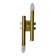 Tubular wall lamp by Maison Sciolari, 2 lights, Italy, 1970