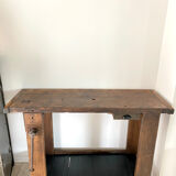 Old wooden workbench