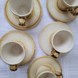 Coffee service for 10 people Longchamp 23 pieces 70s