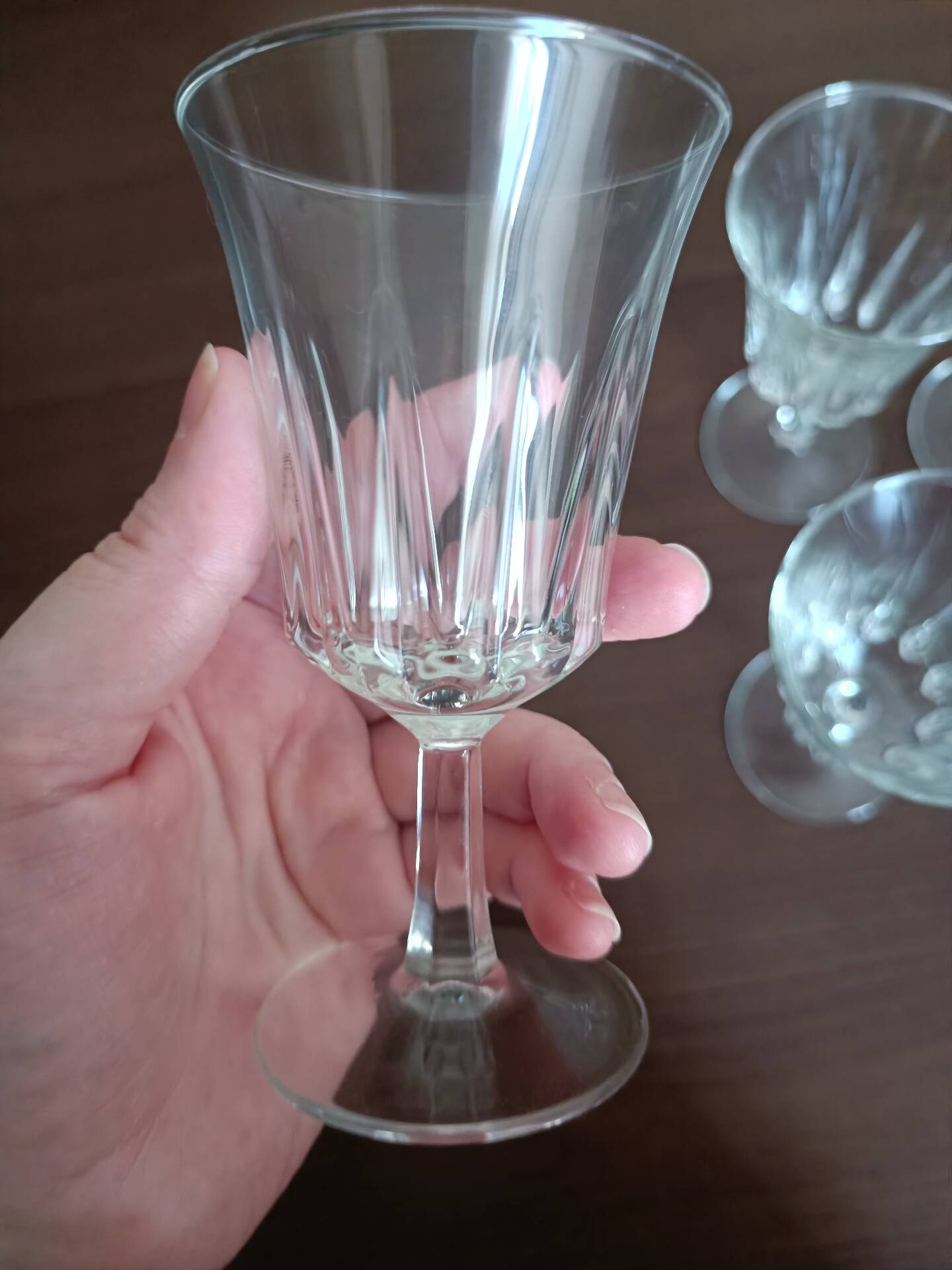 Lot de 5 verres à pied