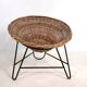 Rattan basket pod lounge chair, 1960