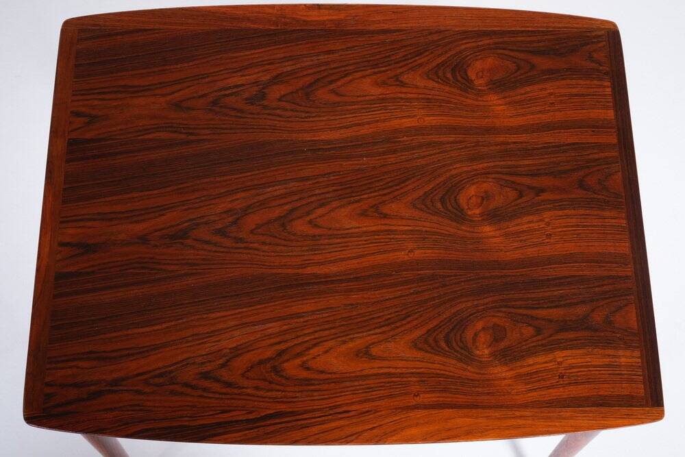 Nest Tables in Rosewood by Møbel Intarsia, Denmark, 1960s, Set of 3