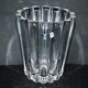 Villeroy & Boch vintage vase in ribbed molded crystal signed