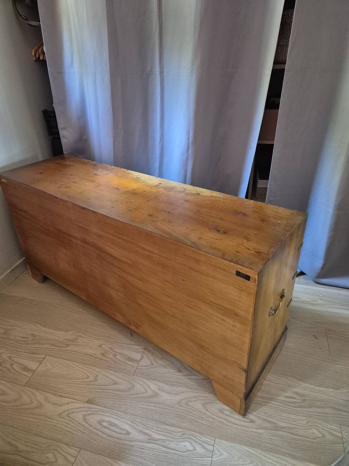 English marine chest of drawers