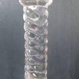 Glass candle holder
