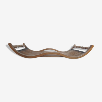 Plateau en bois et bambou