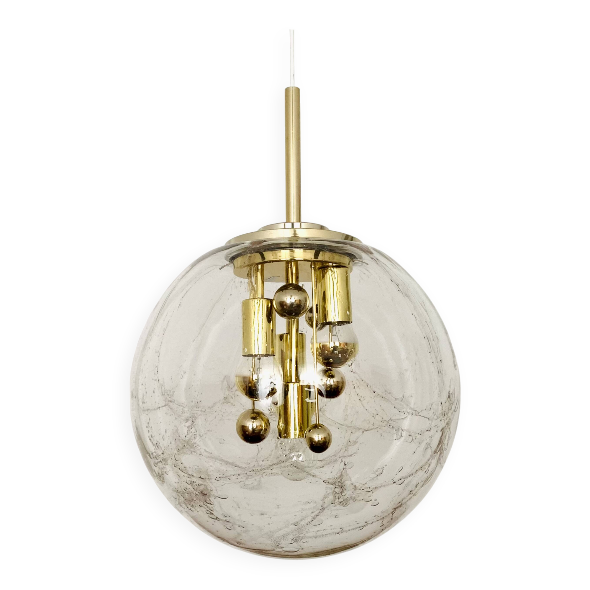 Big Ball Glass Pendant Lamp by Doria