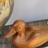 Old wooden duck