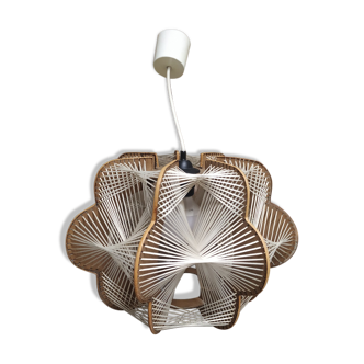 Suspension bois et fils tendus années 60