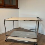 USM Haller Serving Trolley in Pure White