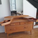 Compass foot dressing table from the 50s