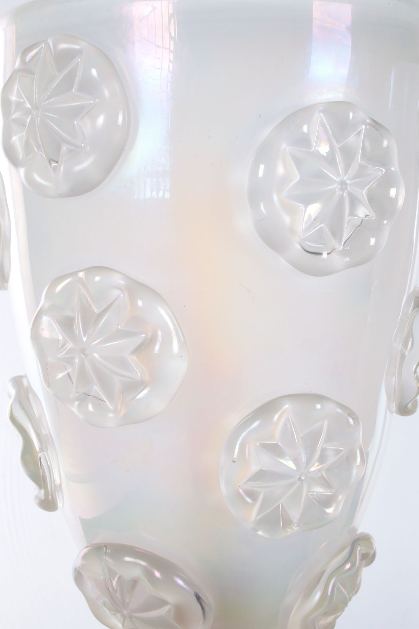 Design set of blown Murano glass table lamps by Barovier & Toso, 1950s