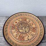 Assiette décorative grecque en terre cuite géométrique