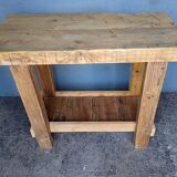 Solid wood work table
