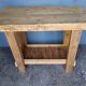 Solid wood work table