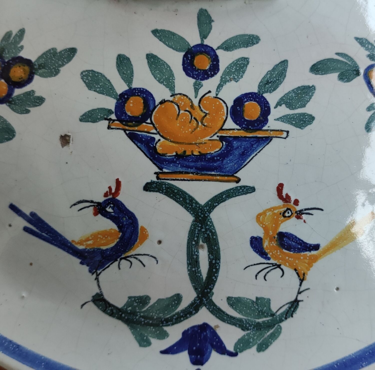 Ancienne soupière vieux Rouen 19 ème siècle