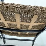 Paire de fauteuils par Olivier de Schrijver en Jacynthe d'eau