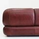 Sapporo Italian leather sofa Mobil Girgi 1970s