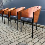 4x originaux chaises Costes Philippe Starck Aleph Driade
