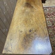 Napoleon III period console in walnut and veneer