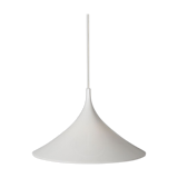 Trumpet pendant in white plexiglas