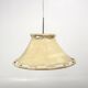 Scandinavian leather pendant light "Anna", Ateljé Lyktan, Sweden, 1970